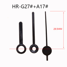 Hrg27 28.5 mm Black Short Plastic Clock Hands